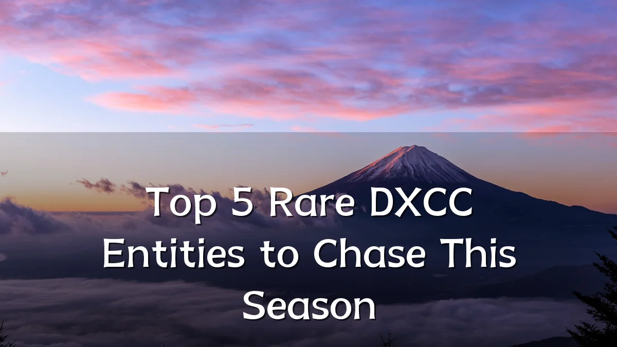 Top 5 Rare DXCC Entities to Chase This Season
