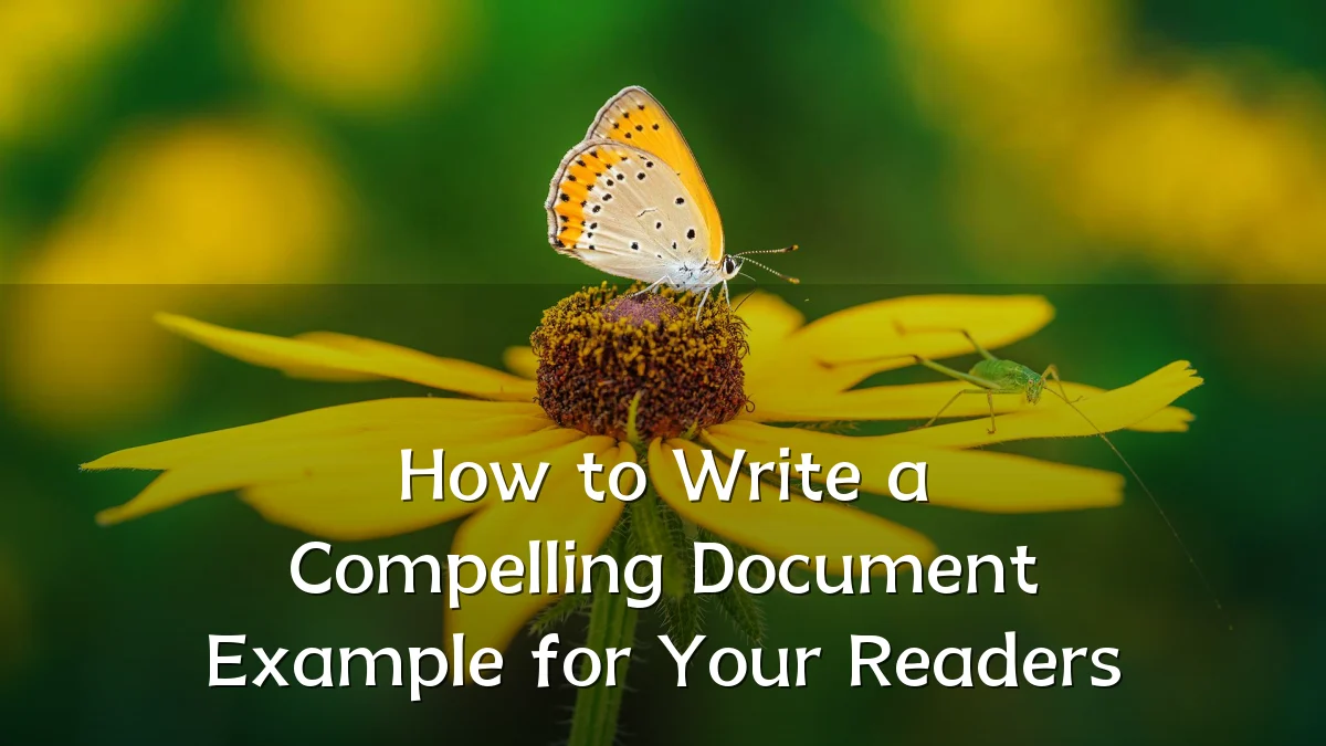How to Write a Compelling Document Example for Your Readers