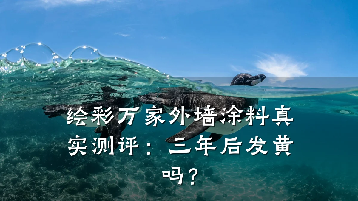 绘彩万家外墙涂料真实测评:三年后发黄吗?